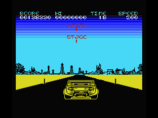Crazy Cars screenshot 6 for MSX